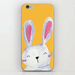 Painted bunny iPhone Skin