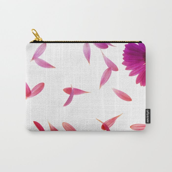 purple petaled flower  Carry-All Pouch