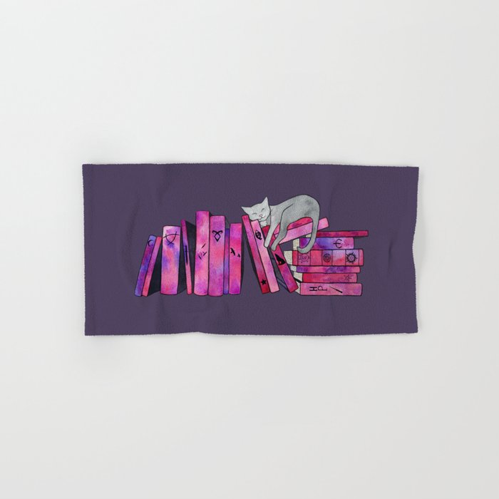 FanGirl Bookshelf Hand & Bath Towel