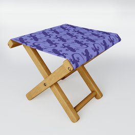 Very Peri salamander newts pattern Folding Stool