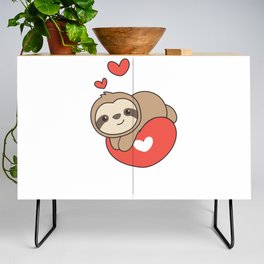 Sloth Cute Animals With Hearts Favorite Animal Credenza