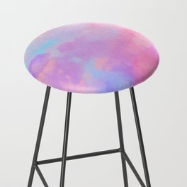 DREAMER Aesthetic Pink Clouds Bar Stool