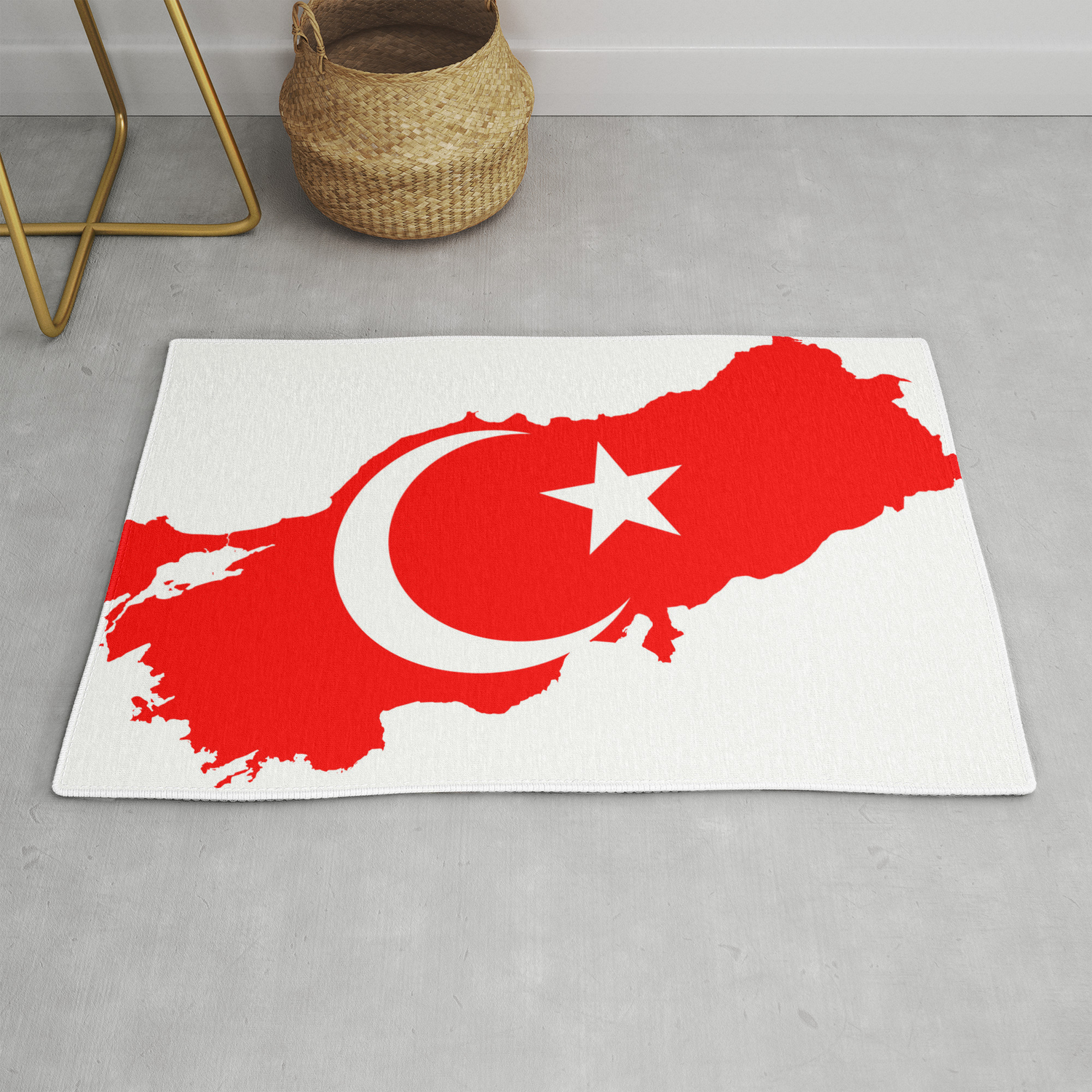 Turk Bayragi Rug By Merih001 Society6