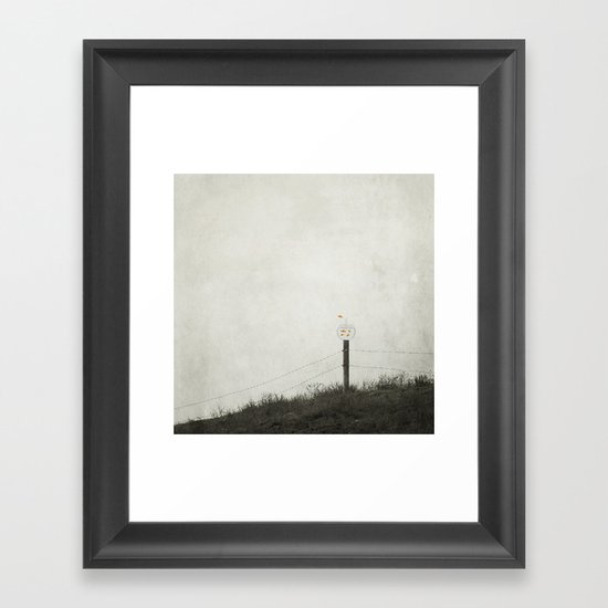 Suicidal Fishy Framed Art Print