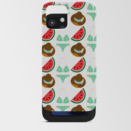 Summer Beach And Watermelon iPhone Card Case