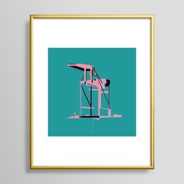 Oakland Crane Framed Art Print