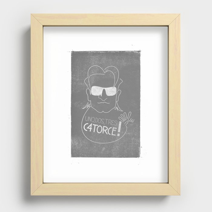 Bono Sunglasses Recessed Framed Print