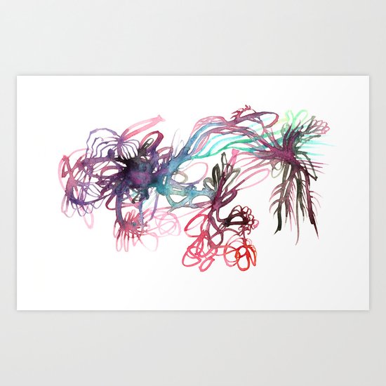Galaxies Art Print