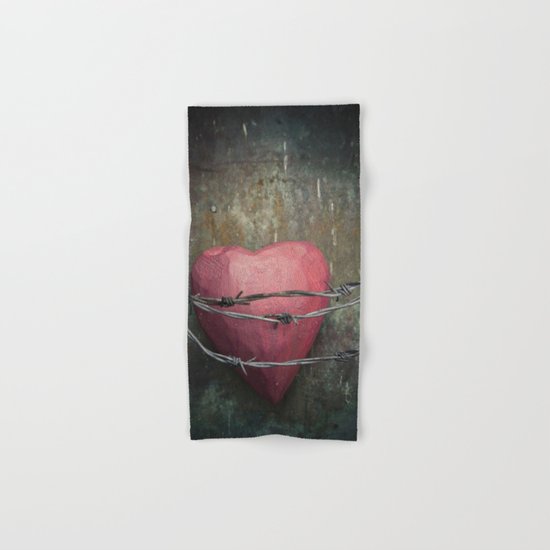 Trapped Heart Hand & Bath Towel