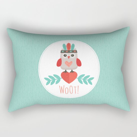 HIPSTER OWLET Rectangular Pillow
