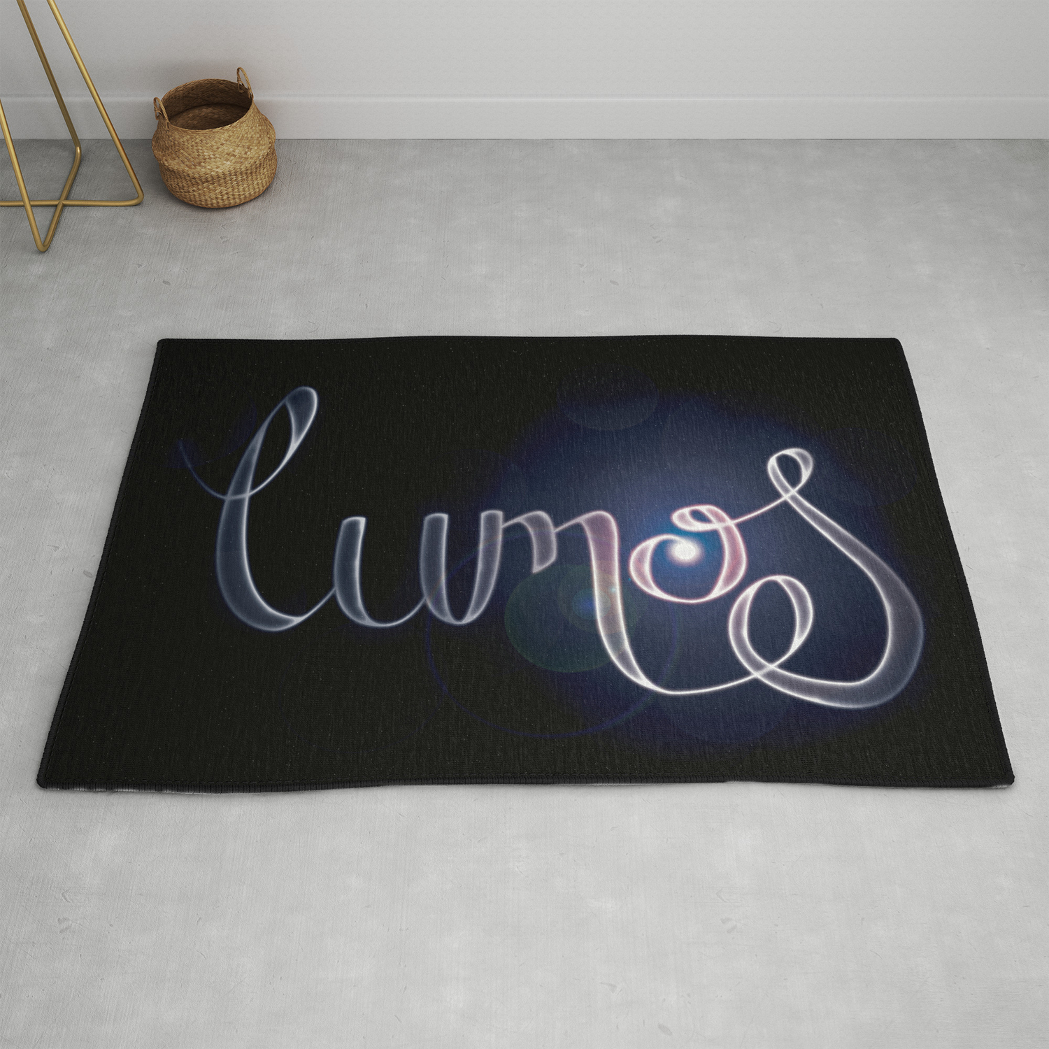 Harry Potter Incantation Collection Lumos Rug By Samuelperrett Society6