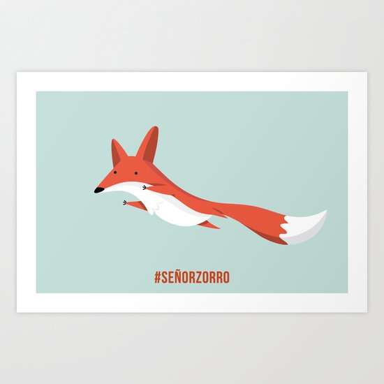 Mr. Fox Art Print