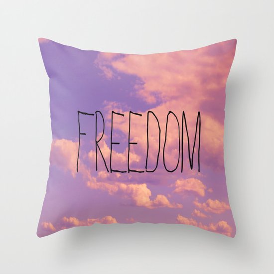 Freedom Throw Pillow