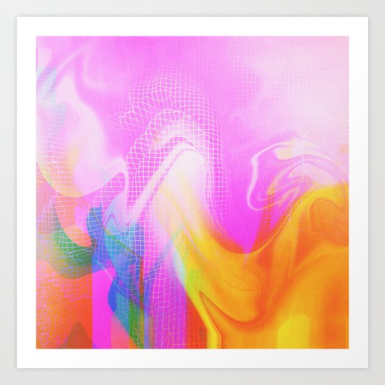 Glitch 26 Art Print