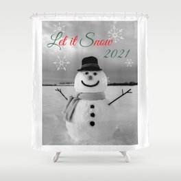 Let it Snow Shower Curtain