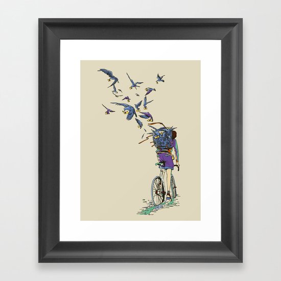 TweetJourney Framed Art Print