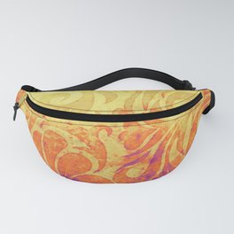 Abstract Floral Ornament Pattern Fanny Pack
