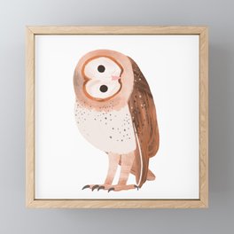 Barn Owl Framed Mini Art Print