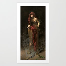 Priestess of Delphi, 1891 by John Collier Art Print