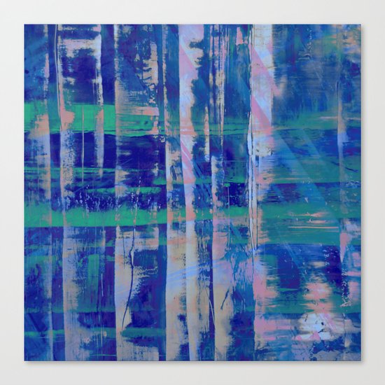 Broken Blue Canvas Print