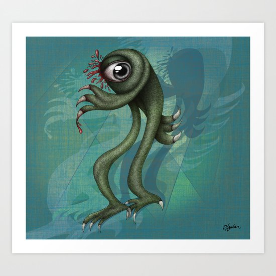 Monster is back Art Print