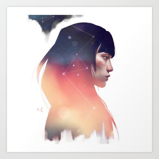the lost constellation Art Print