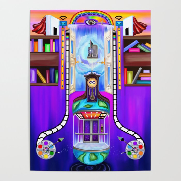 Glass Elevator to Heaven Poster