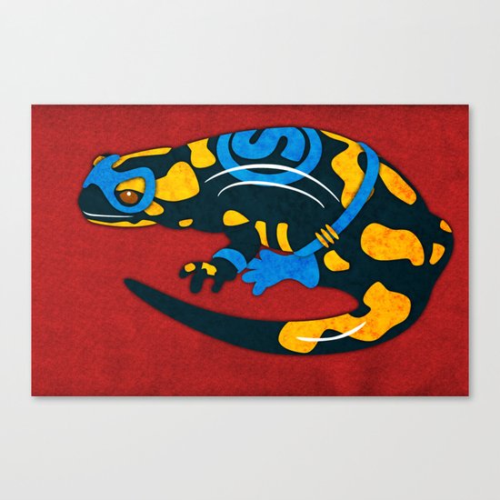 Salamander Canvas Print