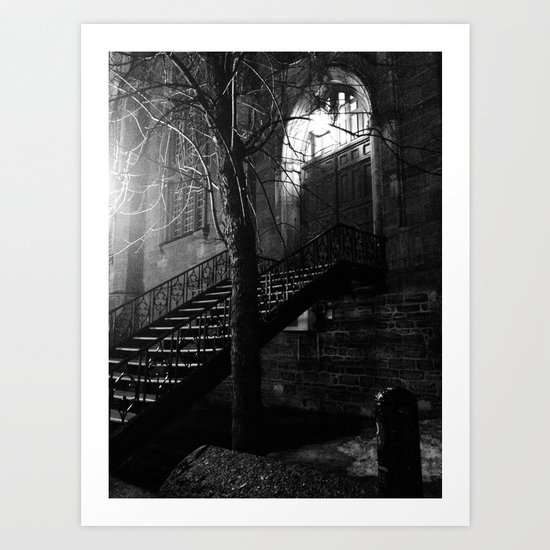 Dark Stairway Art Print