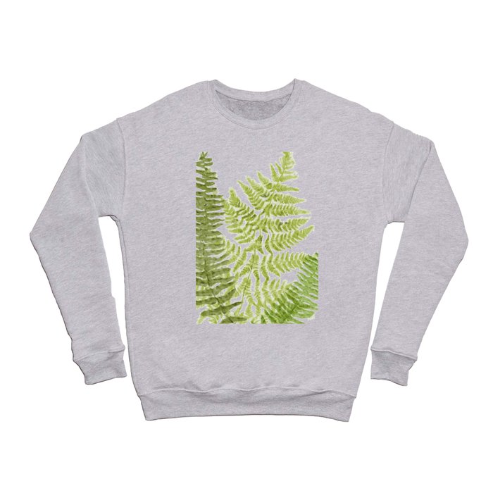 Fresh Fern II Modern Botanical  Crewneck Sweatshirt