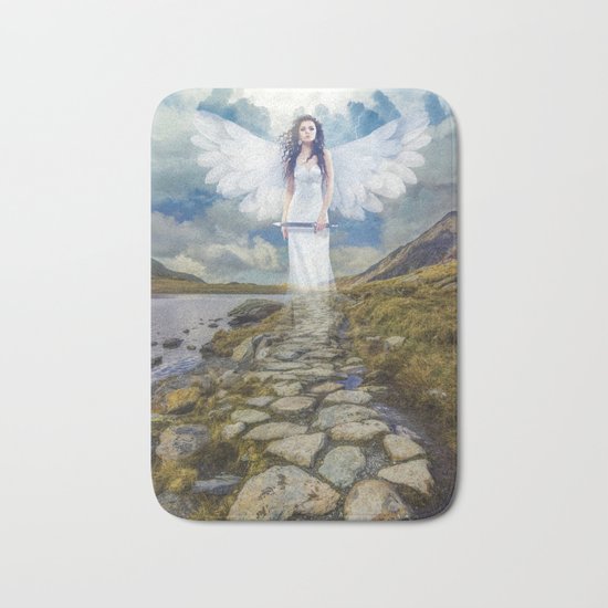 Angels Protection Bath Mat