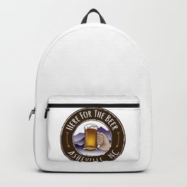 Asheville Beer - AVL 6 Full Color Backpack | Beertownart, Avlbeertshirt, Beer, Avlncbeer, Avlbrewery, Ncbrewery, Graphicdesign, Asheville, Northcarolina, Avl 