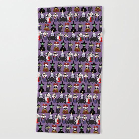 Evil kokeshis Beach Towel