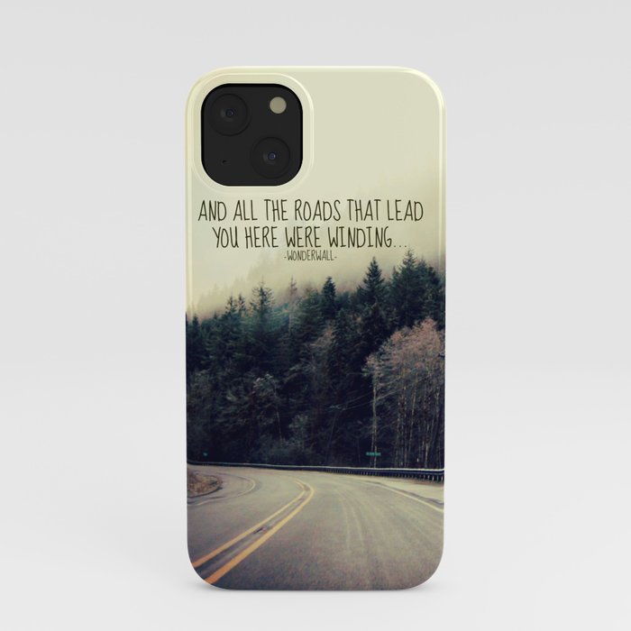 WINDING ROADS ON HWY 101  iPhone Case