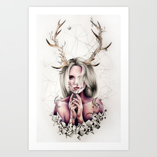The Antlers Art Print