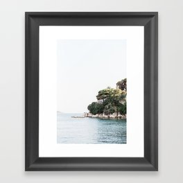 Skiathos Seaview | Greece landscape photo | Travel photography wall art print Framed Art Print