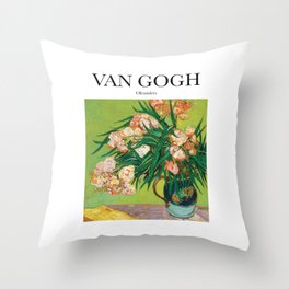 Van Gogh - Oleanders Throw Pillow