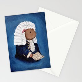 Johann Sebastian Bach the Guinea Pig Stationery Card