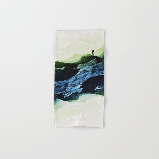 Blue Contact Hand & Bath Towel
