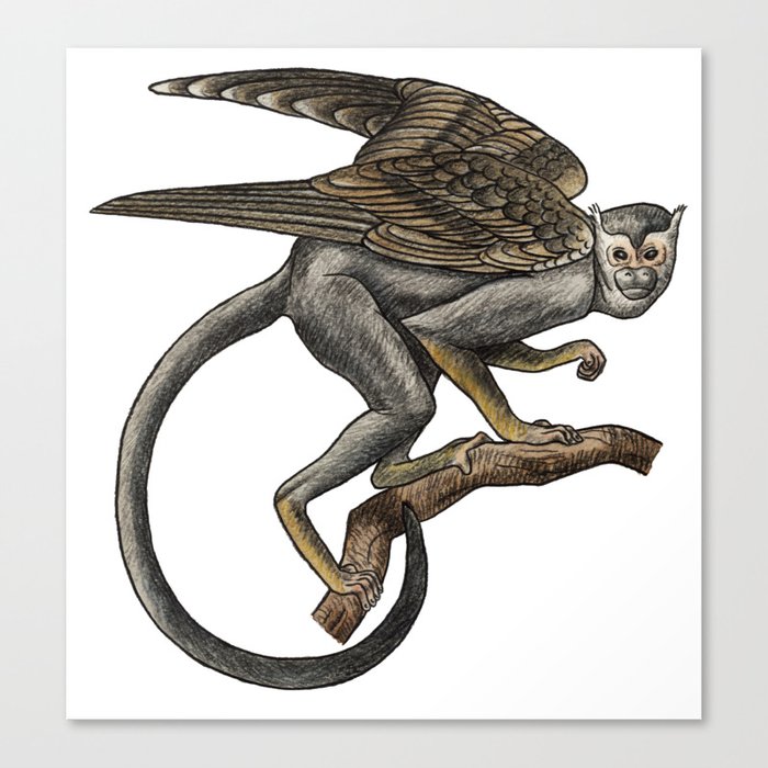 Flying Monkey Canvas Print