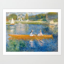 Pierre-Auguste Renoir - The Skiff Art Print