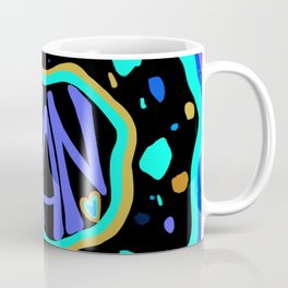 You can neon terrazzo pattern Coffee Mug