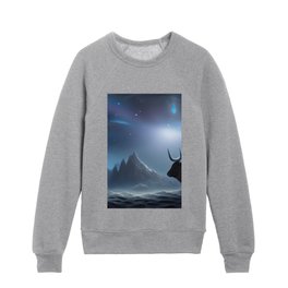 Ox Landscape  Kids Crewneck