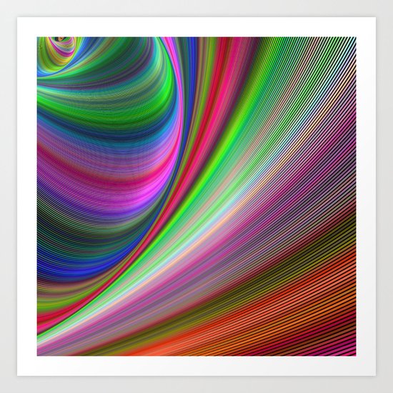 Vivid hypnosis Art Print
