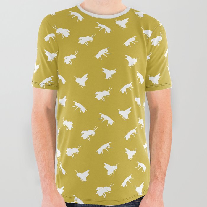 Apiary (Ripe Yellow) All Over Graphic Tee