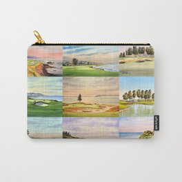 Famous Golf Courses In The USA Collage Carry-All Pouch