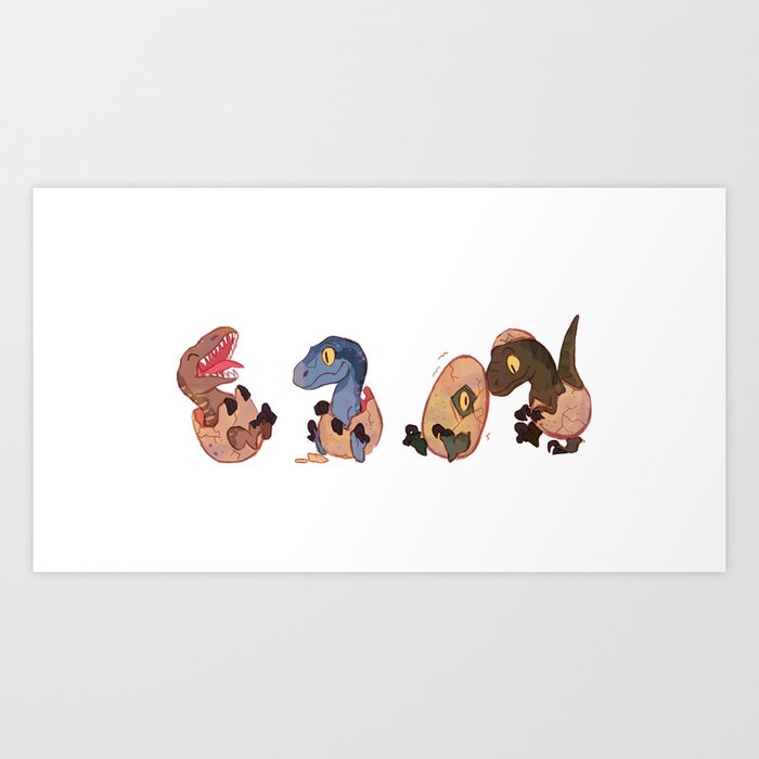 Raptor squad Art Print