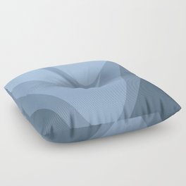 Light blue valley Floor Pillow