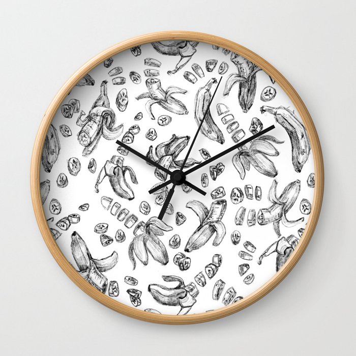 Hole Banana Splits Wall Clock