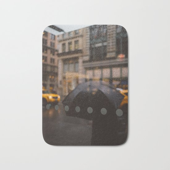 Rainy Manhattan Bath Mat